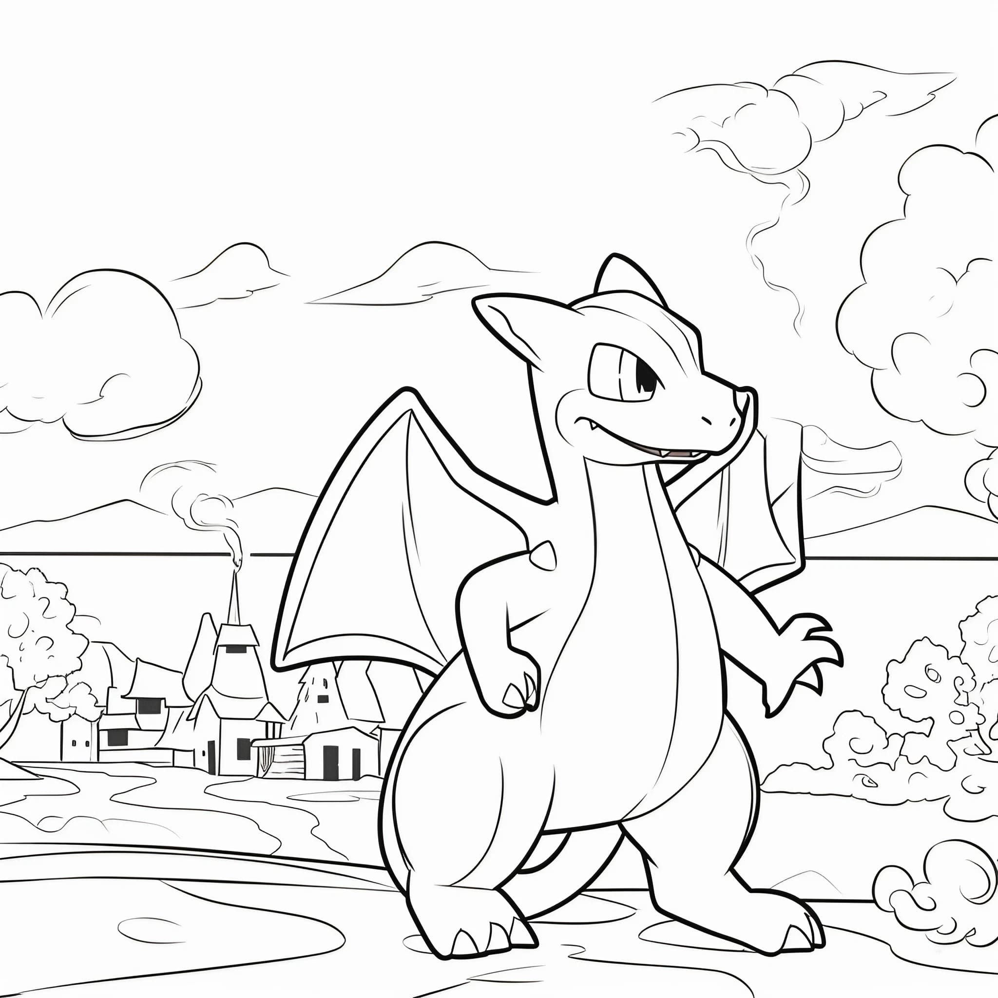+50 Charizard Coloring Pages: Printable & Free